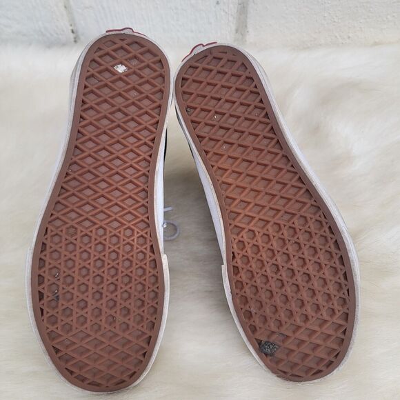 Vans Unisex Old Skool sneakers blk/wht thick sole suede canvas Mens 5.5 Women 7 - Picture 5 of 6